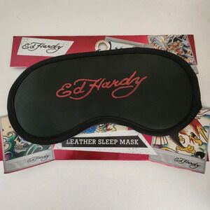 Ed Hardy leather sleep mask